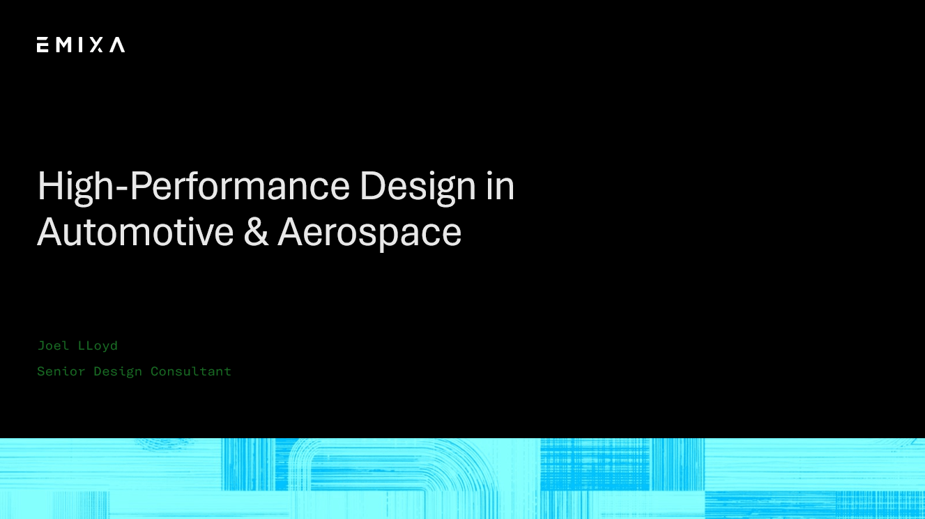 NX: High-Performance Design in Automotive & Aerospace